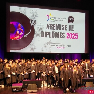 L'INFO DU JOUR - Retour sur la cérémonie de remise des diplômes du Groupe Saint Joseph La Salle Troyes cover