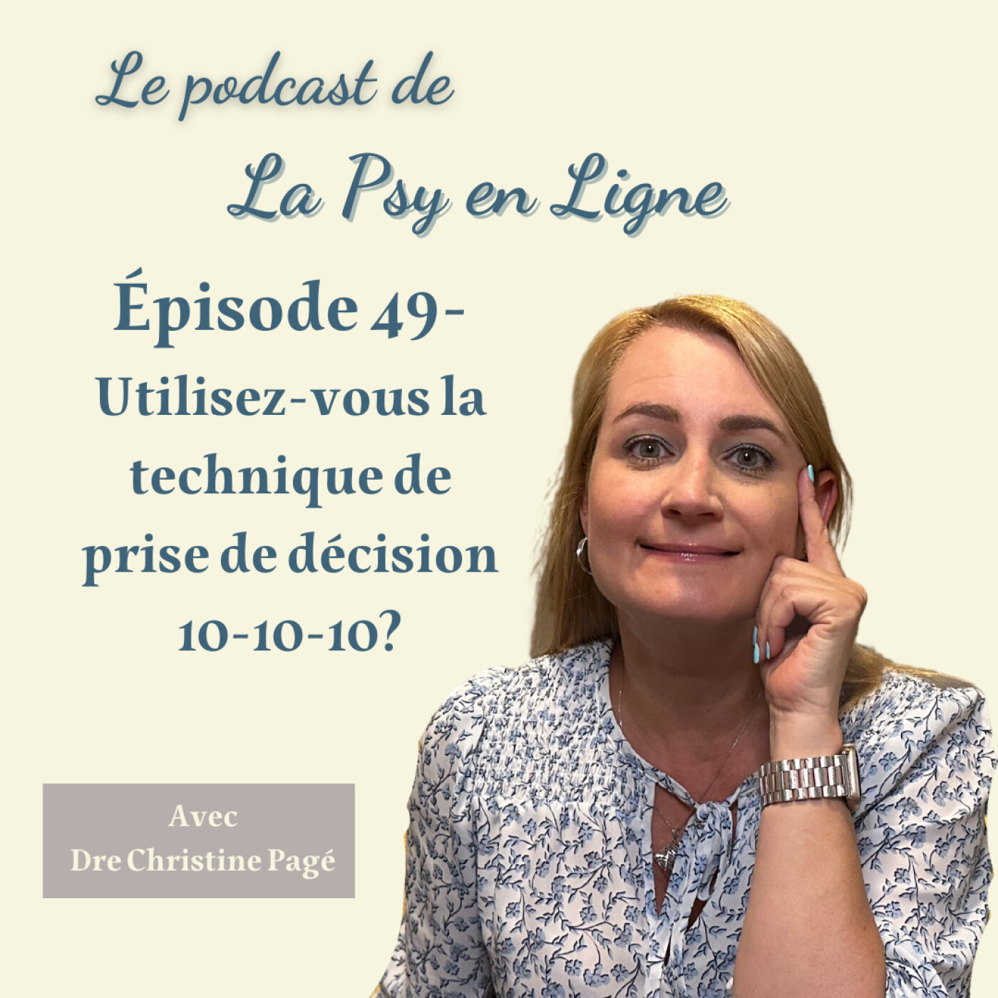 Le Podcast de la Psy en ligne- Psychologie et charge mentale