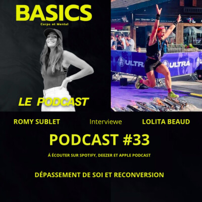 #33 - BASICS - DÉPASSEMENT DE SOI ET RECONVERSION - LOLITA BEAUD cover
