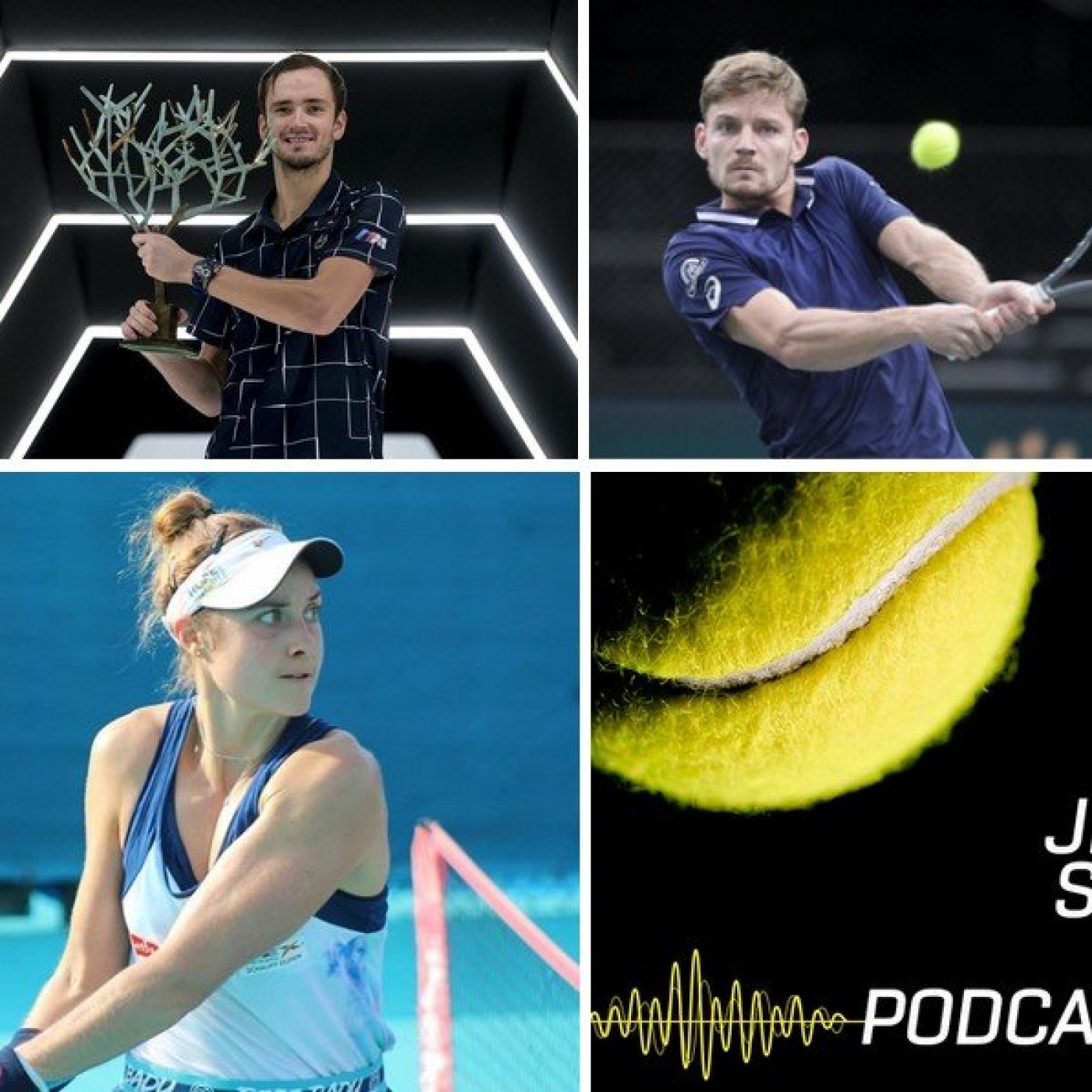 Medvedev étonne, David Goffin dit