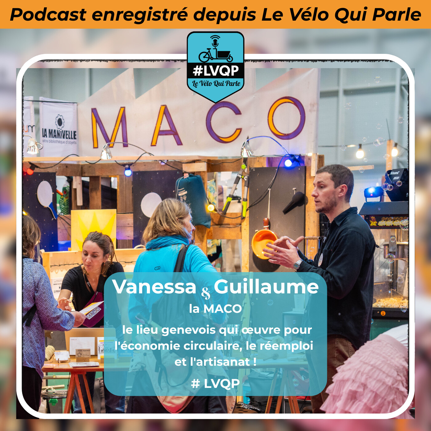 La MACO était bien sûr aussi présente au salon de l'UPCYCLING episode artwork