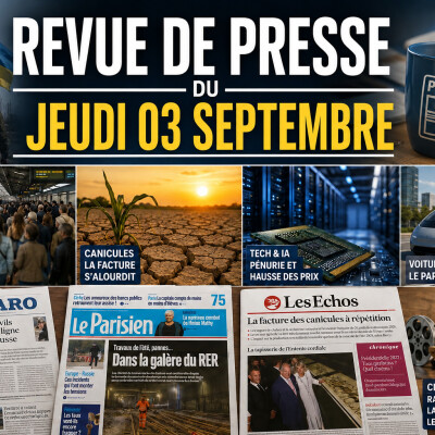 Revue de presse du 03 septembre cover