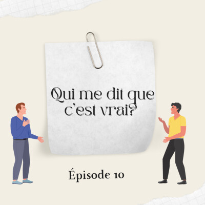 Qui me dit que c'est vrai ? cover