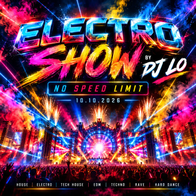 NO SPEED LIMIY 10/10/26 ELECTRO SHOW BY DJ LO cover