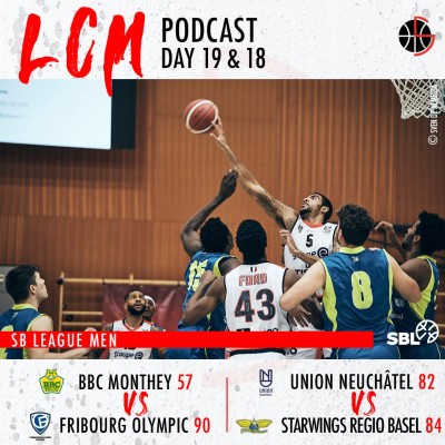 SBL - Day 19 - Fribourg vs Monthey & Neuchatel vs Starwings cover