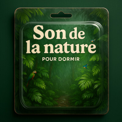1 Heure ASMR de la NATURE pour DORMIR | Sieste en foret tropicale | Relaxation et sommeil Bruit Blanc cover
