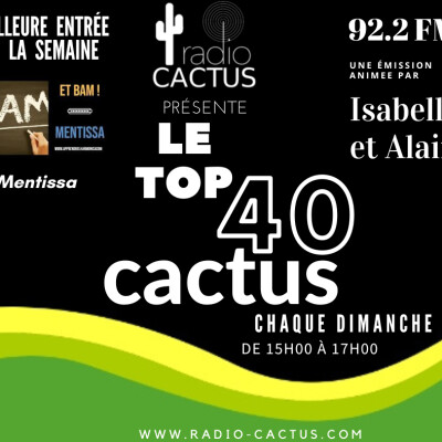 Top 40 Cactus du 09 avril 2023. cover