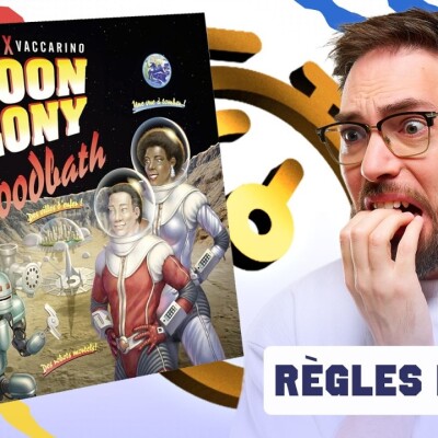 Moon Colony Bloodbath Regles Express en 9 min : survivre sur la Lune ? Impossible ! cover