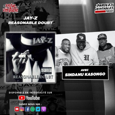 Jay-Z - Reasonable Doubt avec Sindanu Kasongo | Revue Veritable Albums cover