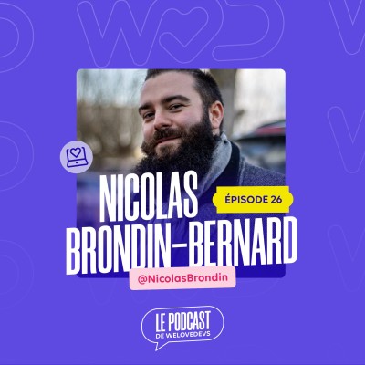 #26 HS - Créer du contenu quand on est dev avec Nicolas Brondin-Bernard cover