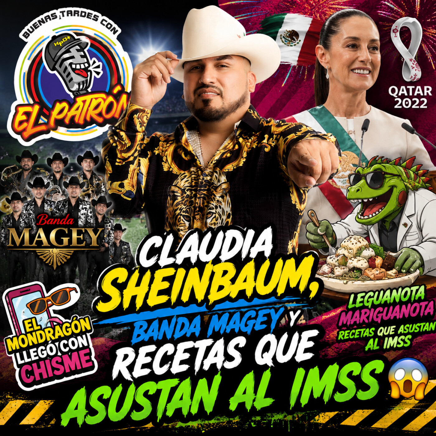 🇲🇽🔥 Claudia Sheinbaum, Banda Magey y recetas que asustan al IMSS episode artwork
