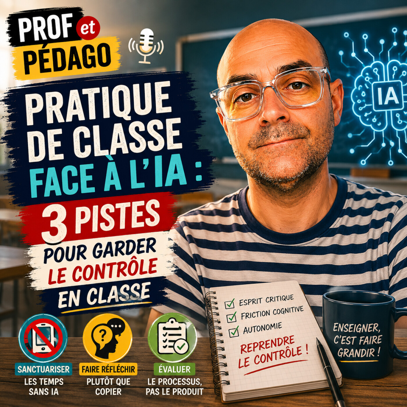 Pratique de classe face à l'IA : 3 pistes pour garder le contrôle en classe episode artwork