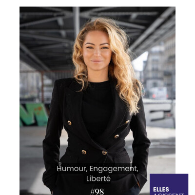 TEASING #98 Mounya De La Villardière Comédienne, conseillère municipale à Reims "Humour, Engagement,  Liberté" cover