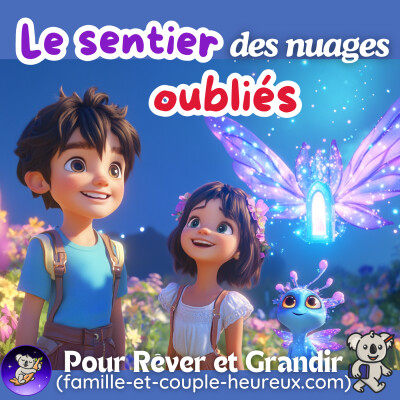 Le Sentier des Nuages Oubliés ☁️🌈 | Histoire pour s'endormir🌙✨ où votre enfant choisit son chemin cover