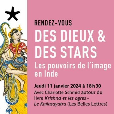 Les rendez-vous du salon de lecture - "Des dieux et des stars, les pouvoirs de l'image en Inde" avec Charlotte Schmid cover