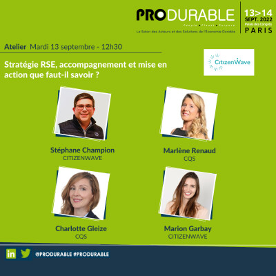 Citizenwave - Stratégie RSE, accompagnement et mise en action que faut-il savoir ? cover