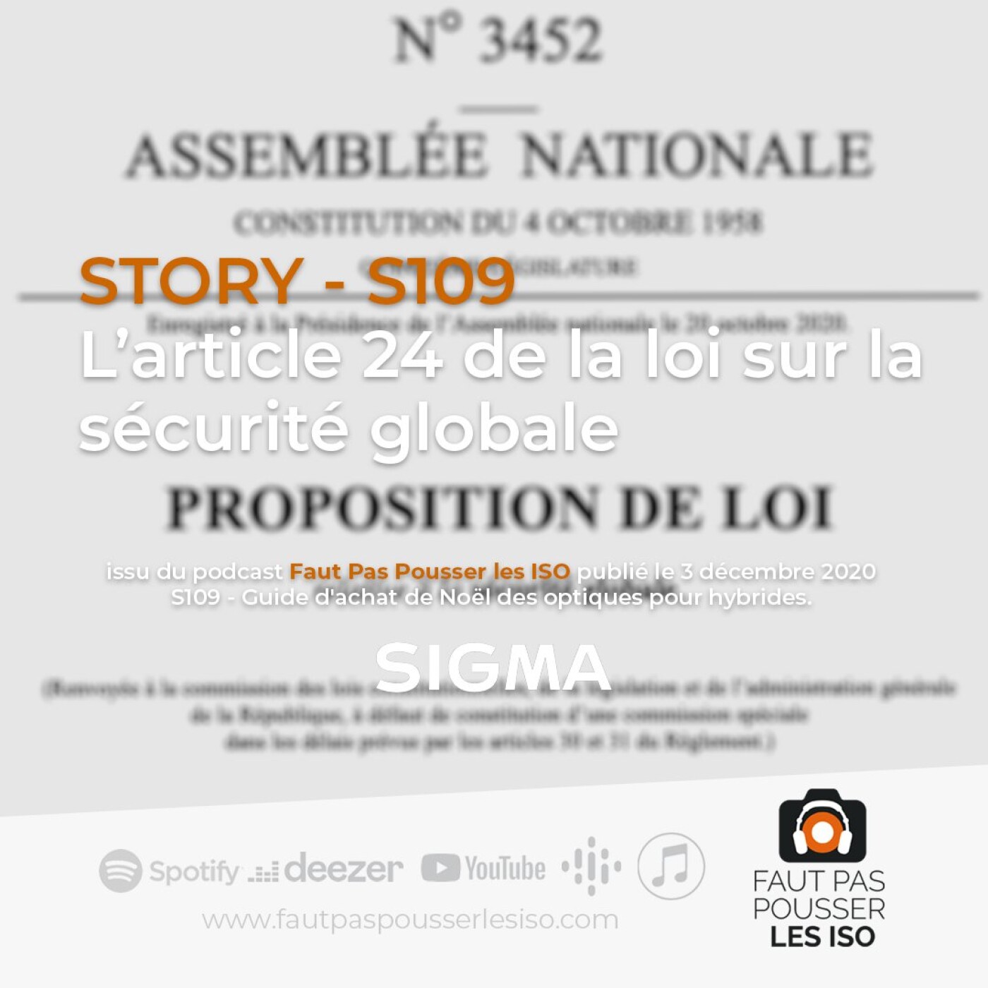 STORY - S109 - L’article 24 de la loi sur la sécurité globale