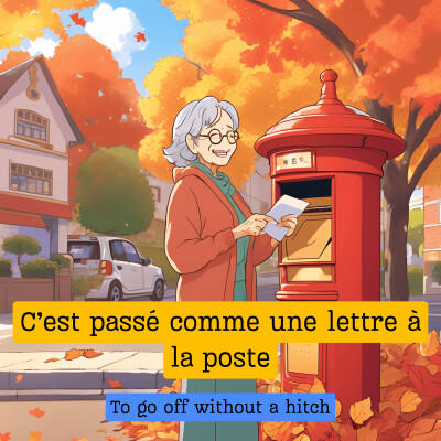 C'est passé comme une lettre à la poste cover
