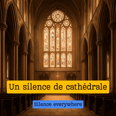 Expression française : "Un silence de cathédrale" cover