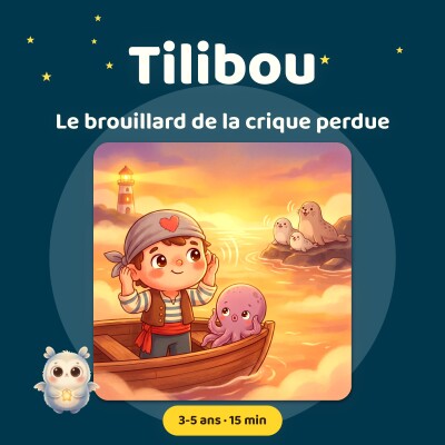 Tom le Pirate · Le brouillard de la crique perdue · une aventure de pirates · histoire du soir · conte pour s'endormir cover