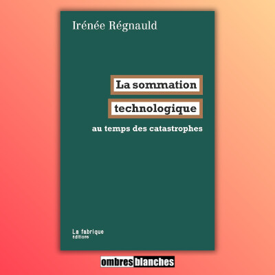 Irénée Régnauld → La sommation technologique : au temps des catastrophes cover