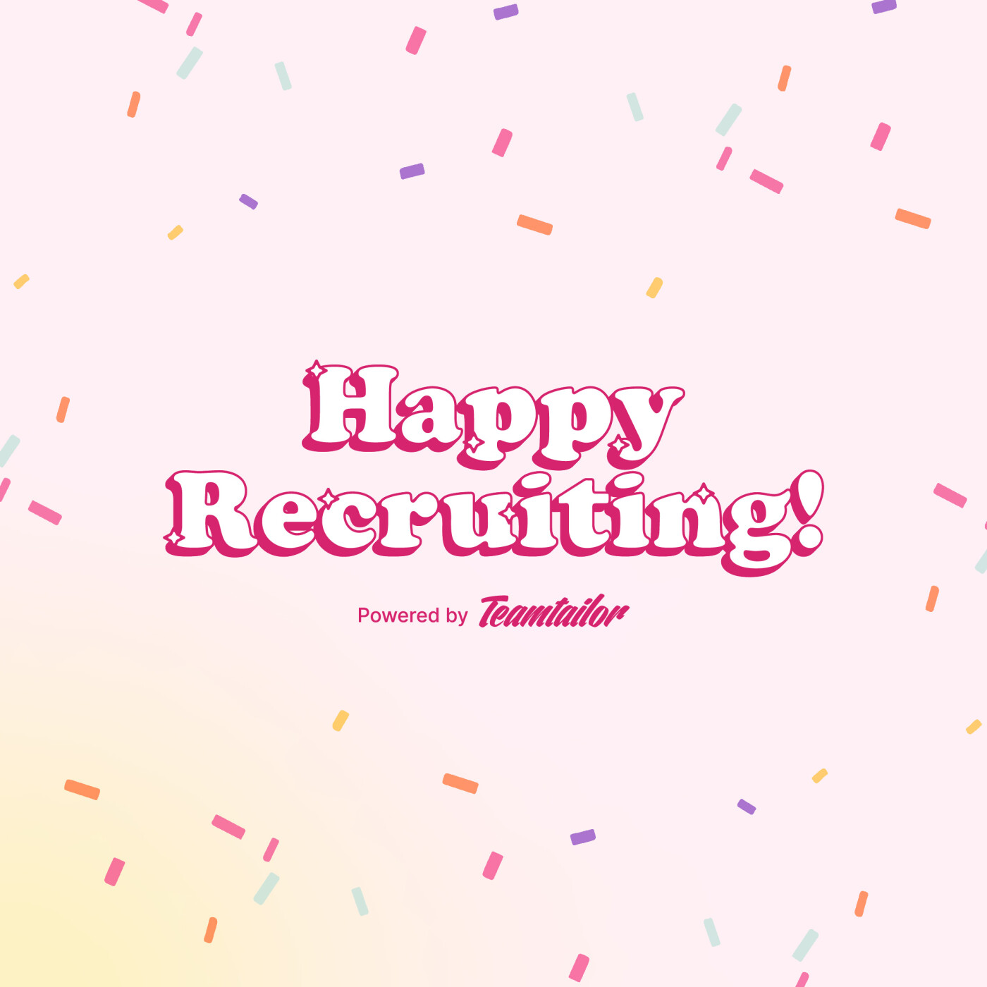 Happy Recruiting! - Powered by Teamtailor