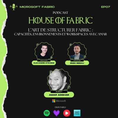 EP07 - L’art de structurer Fabric : Capacités, Environnements et Workspaces avec Amar cover