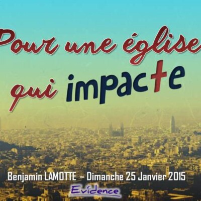 Pour une église qui impacte (3) cover