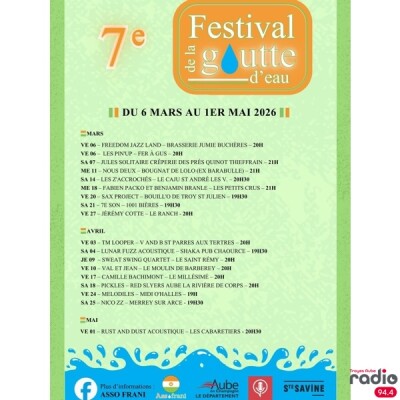 L'INVITÉ DU 6/9 - Pascal Delamarre, responsable du Festival de la Goutte d’eau cover