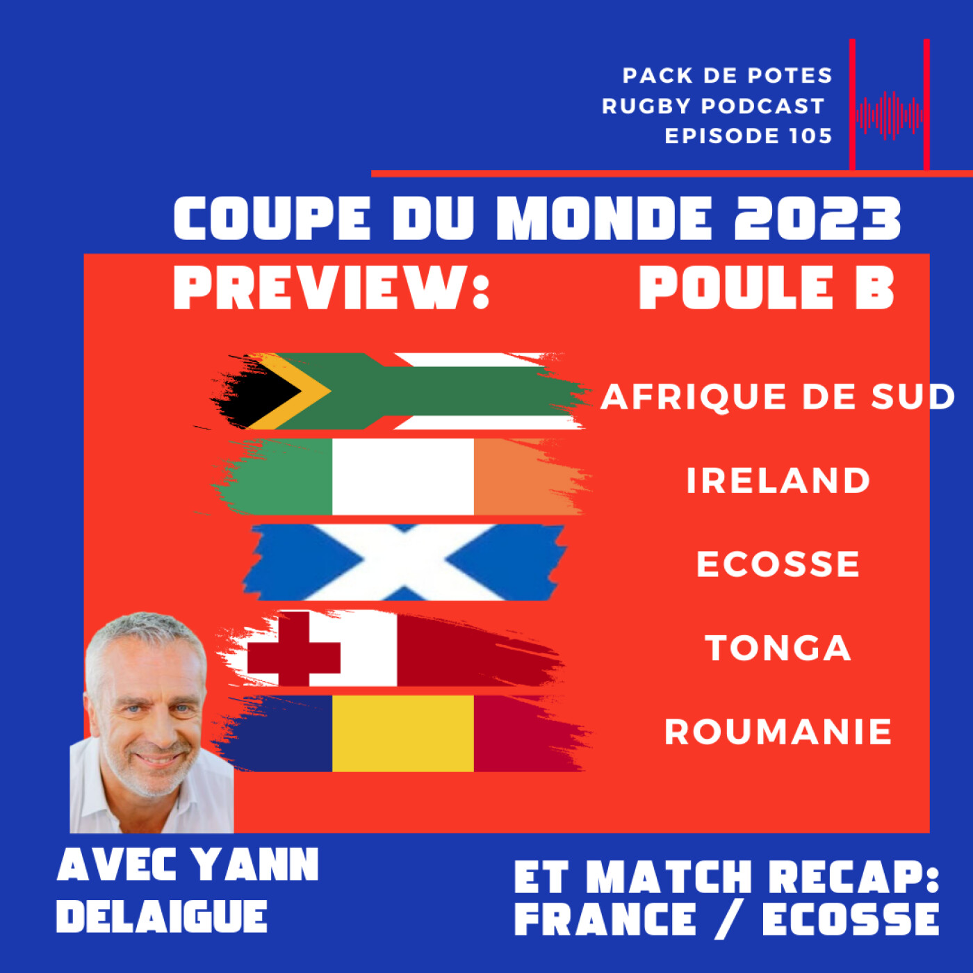 EP. 105. RWC 2023 Preview: Poule B avec Yann Delaigue