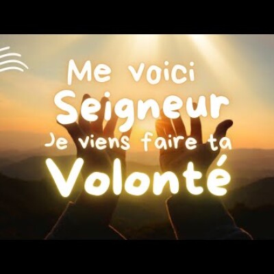 Parole et Évangile du jour | Jeudi 23 janvier • Je viens faire ta volonté cover