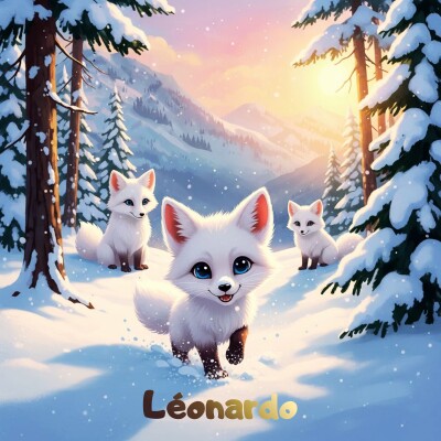 Léonardo, histoire calme et contemplative pour les enfants cover