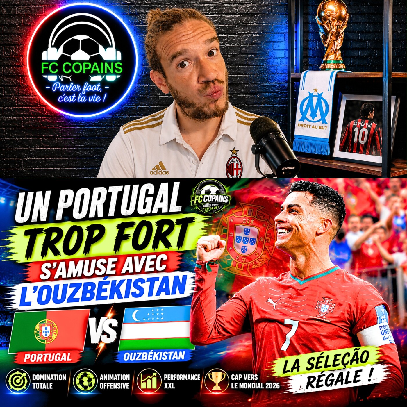 Débat Coupe du Monde 2026 - Le Portugal trop fort s'amuse face à l'Ouzbekistan