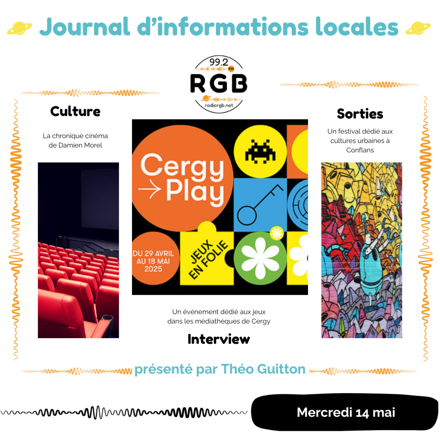 Le journal d\'informations locales - Radio RGB Cergy-Pontoise