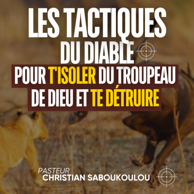 Les Tactiques du diable pour t'isoler du troupeau de Dieu et te détruire cover
