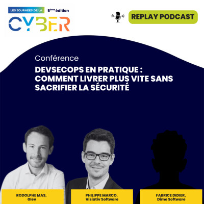 Journées Cyber (5ème édition) - DevSecOps en pratique : comment livrer plus vite sans sacrifier la sécurité cover
