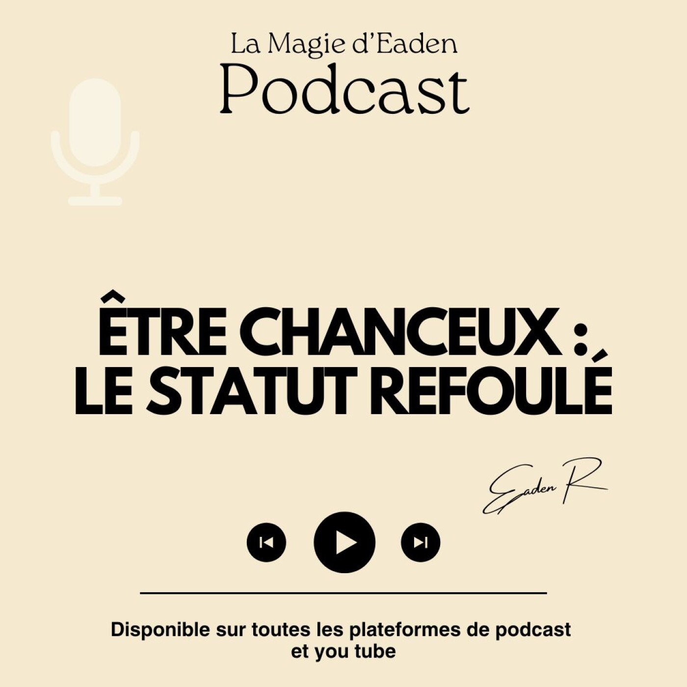 Etre chanceux : le statut refoulé
