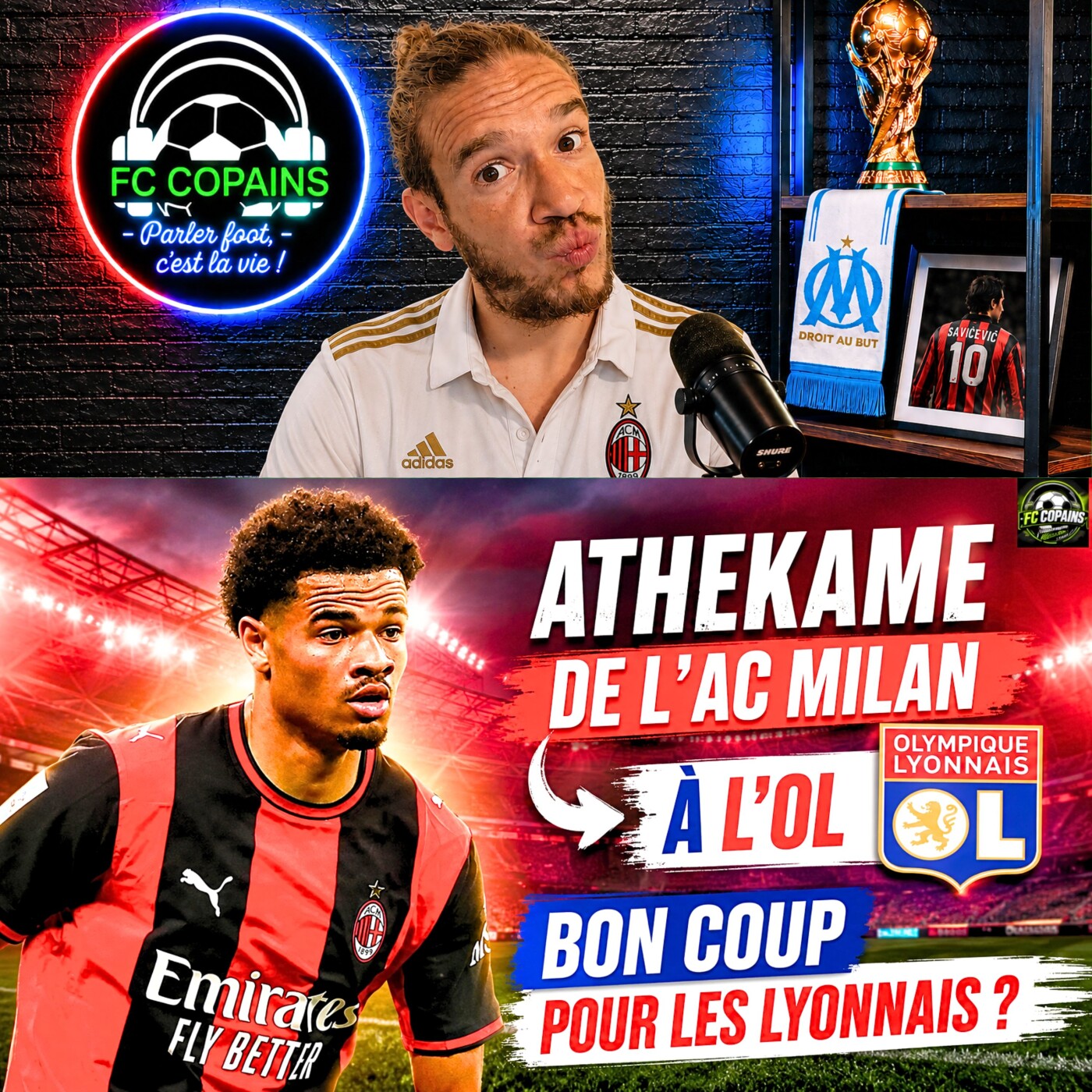 Débat Mercato - Athekame de l'AC Milan à Lyon - Bon coup pour l'OL ?