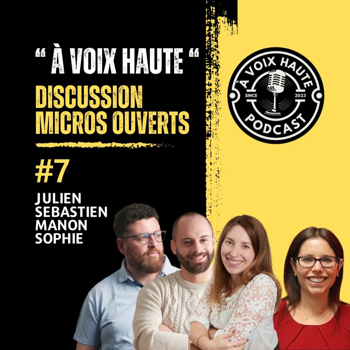 [À Voix Haute] épisode 7 - Nourrir sa culture personnelle - Julien, Seb, Manon et Sophie
