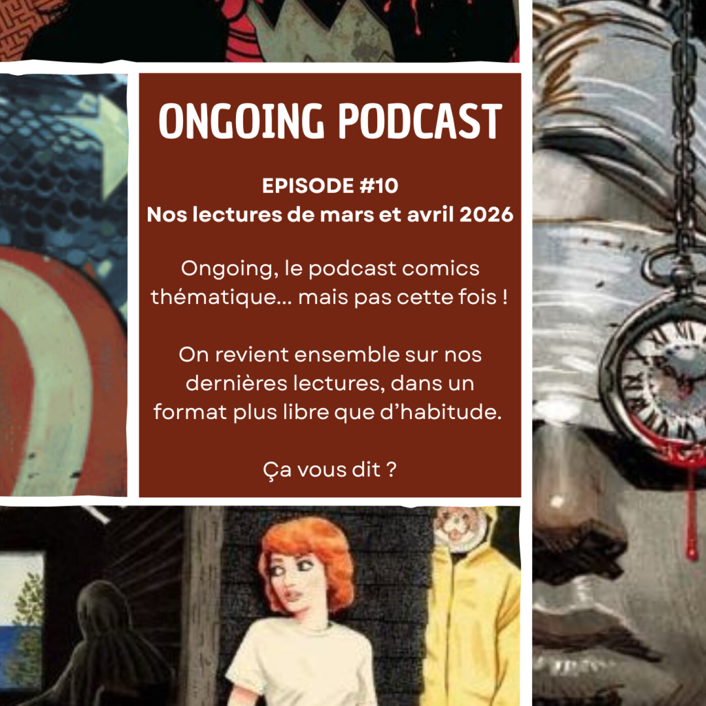 Ongoing - Le podcast comics thématique pour les néophytes et les initiés.