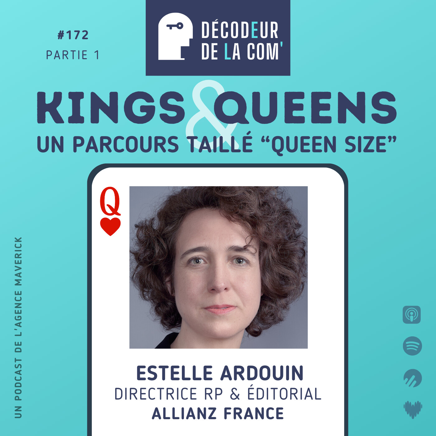 Un parcours taille "Queen Size" | Estelle Ardouin, directrice RP & Editorial, Allianz France | Ep 172 Kings & Queens