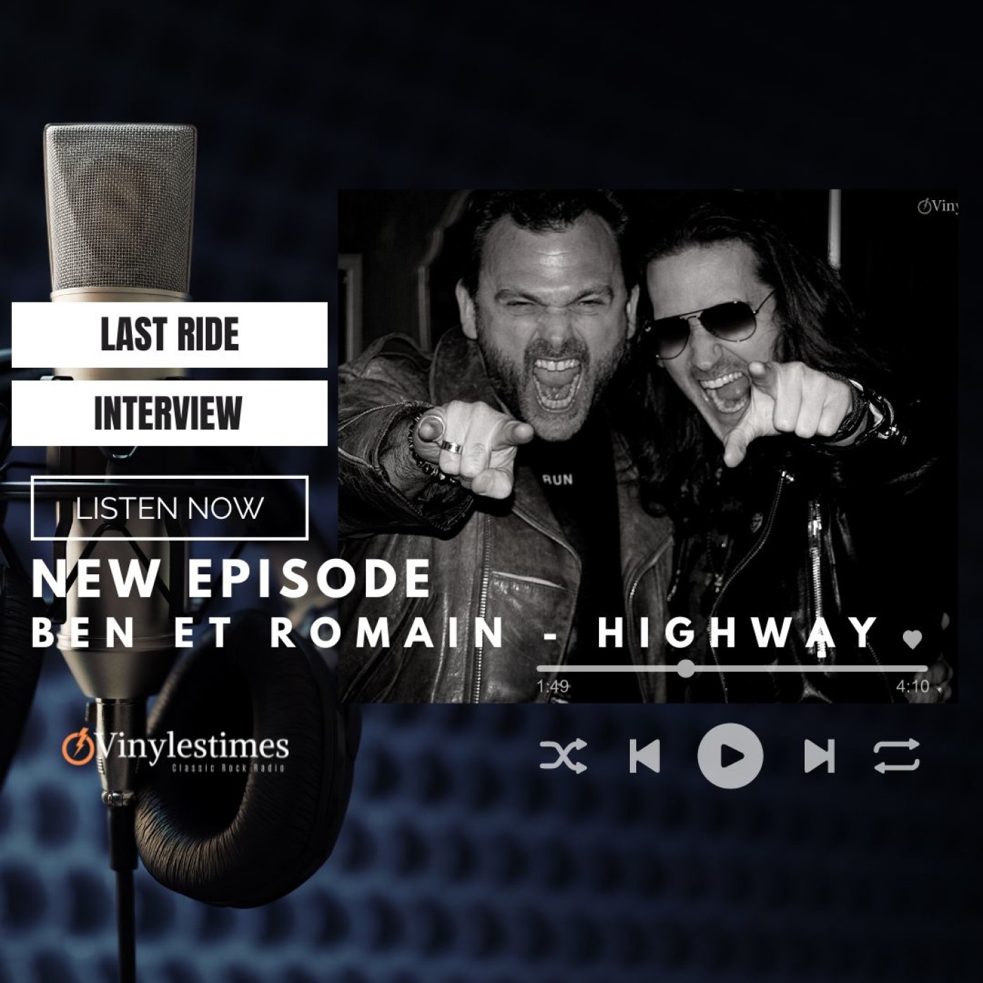Podcast - Interview avec Ben et Romain Chambert  du groupe Highway - 19 02 2023.