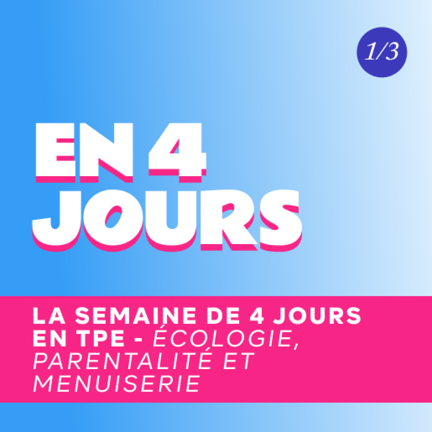 1/3 - TPE et semaine de 4 jours : L'exemple inspirant d'une menuiserie bretonne