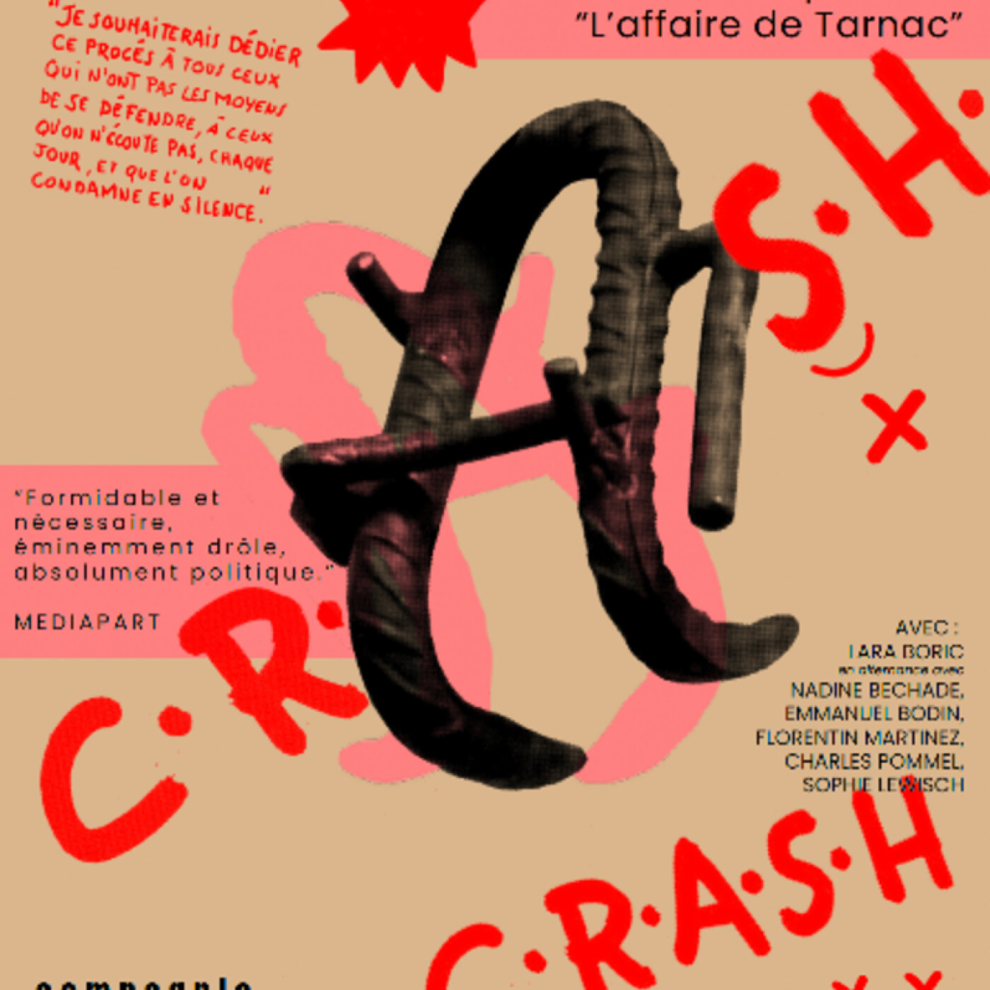 C.R.A.S.H / THEATRE / FESTIVAL D'AVIGNON 2026 /  l’affaire de Tarnac episode artwork