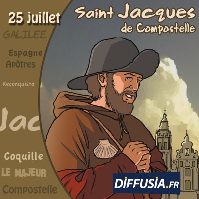 Le 9 juillet 1064, par l'intercession de saint Jacques de Compostelle, le roi de Castille, Ferdinand Ier, reprend la ville de Coimbre cover