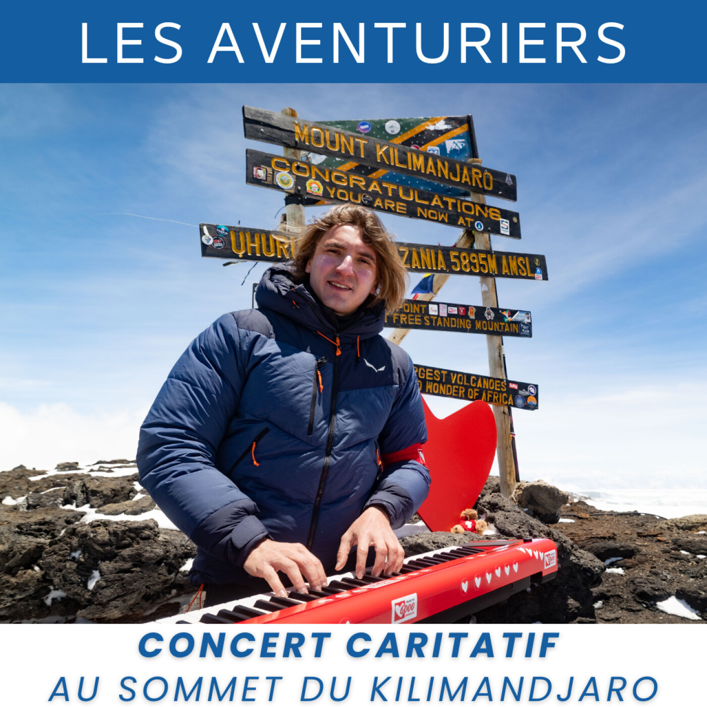 Le plus haut concert caritatif du monde : Marco Poingt au sommet du Kilimandjaro