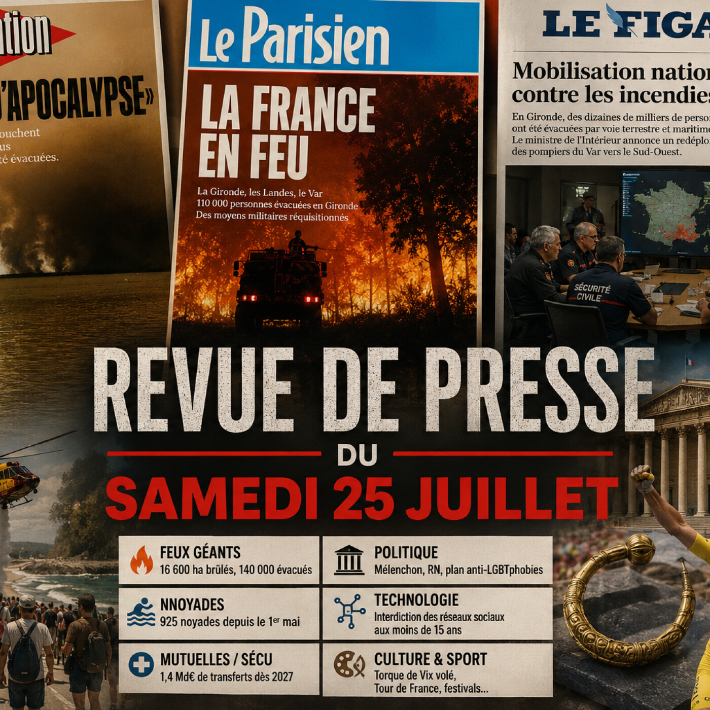 Revue de presse du 25 juillet episode artwork
