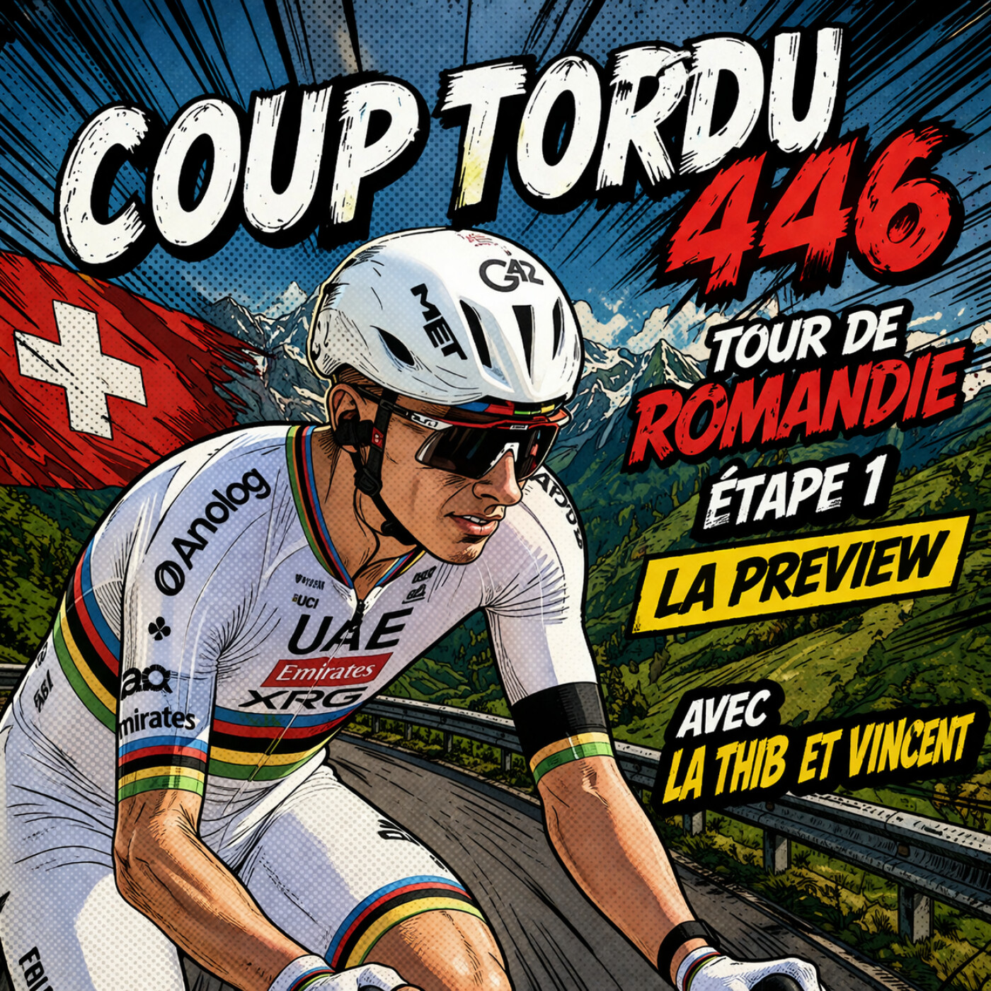 COUP TORDU 446 : TOUR DE ROMANDIE ETAPE 1 ! LA PREVIEW episode artwork