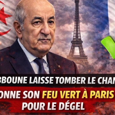 Tebboune Laisse Tomber le Chantage et Donne son Feu Vert à Paris pour le dégel  cover