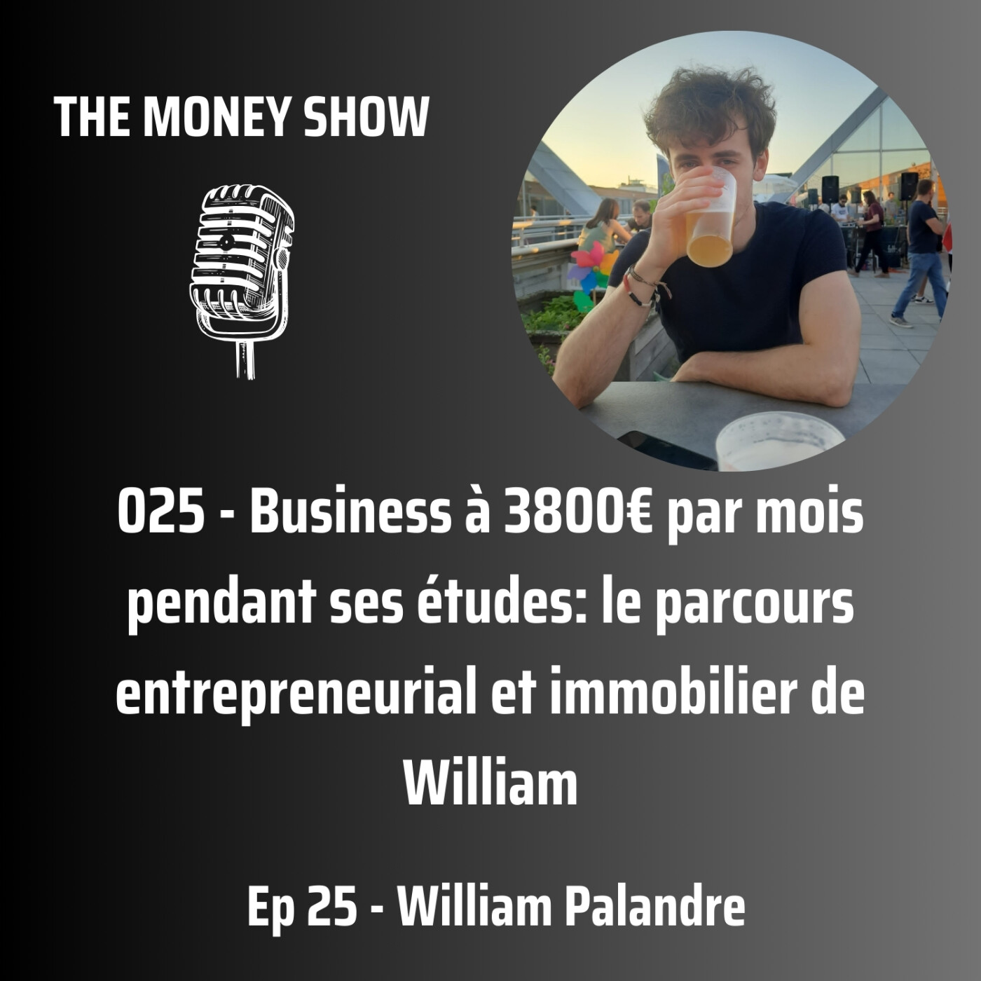025 - Business à 3800€ par mois pendant ses études: le parcours entrepreneurial et immobilier de William - Interview avec William Palandre
